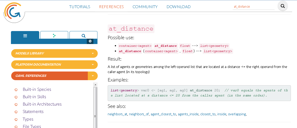 The GAMA documentation is indispensable to understand, what a command does.