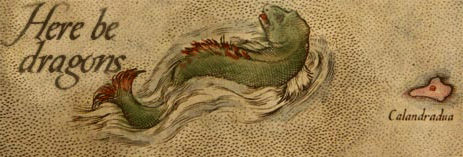 'Here be dragons'” – in ancient maps, the end of the world was symbolised with scary-looking dragons.
